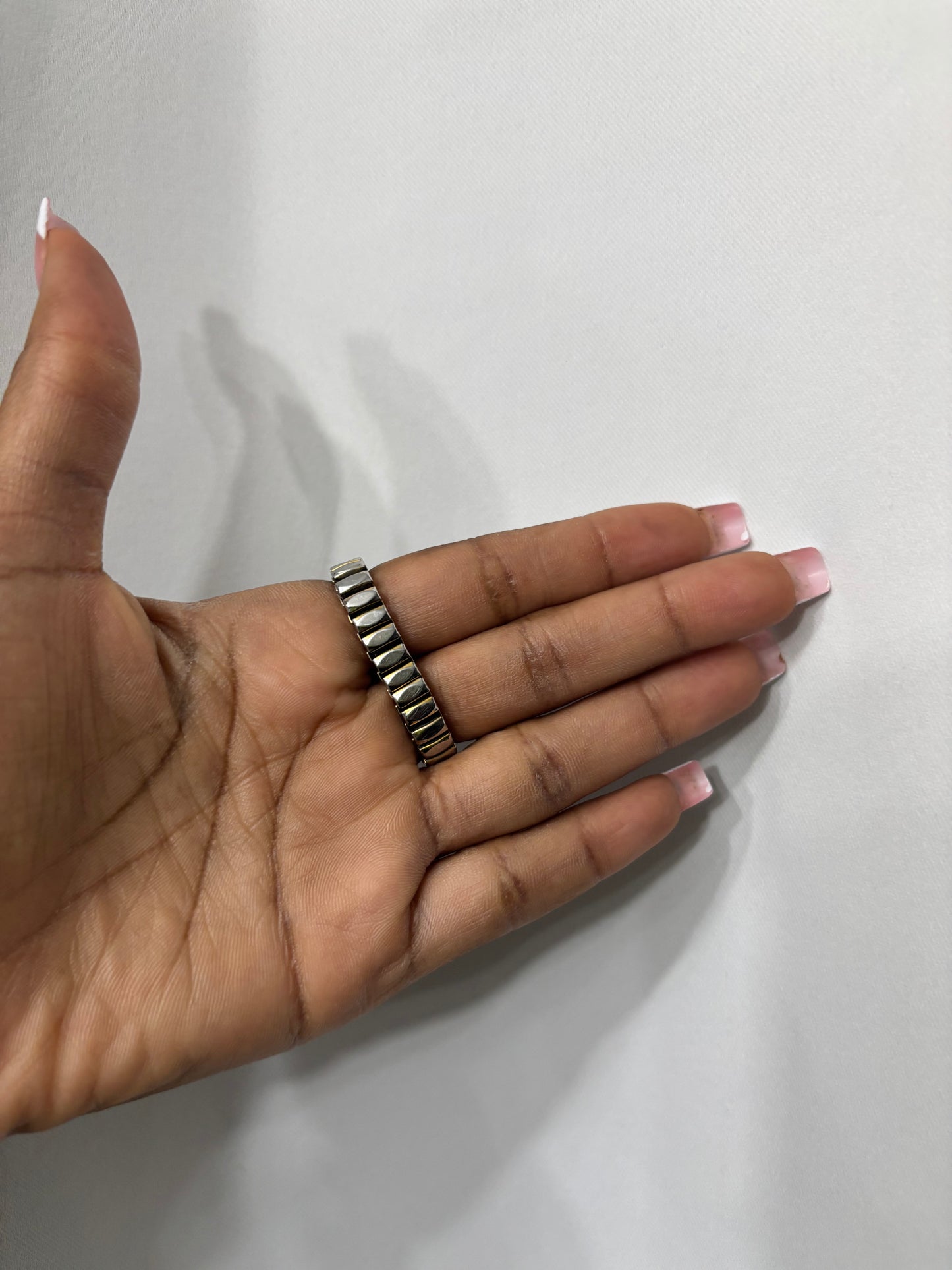 Timez Quartz Double Ring